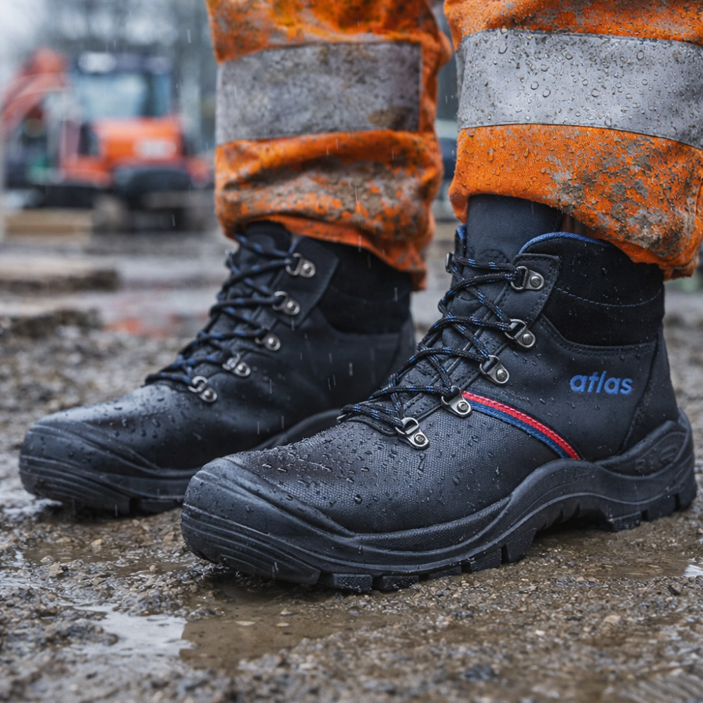 Atlas knöchelhoher Sicherheitsschuh ANATOMIC BAU 500 S3,