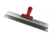 Profi Fassadenspachtel | gezahnt, Blattstärke 0,6 mm, Breite 500 mm, Aluhalter