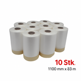 Goldband Masker Klebeband mit Abdeckfolie 10 Stk