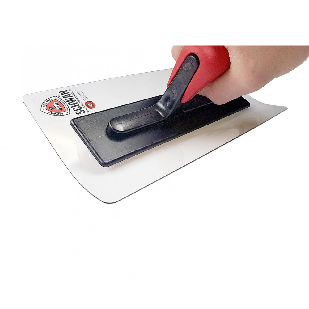 Kunststoff Glättekelle rund 240x120 mm Flexibel & mit Softgriff