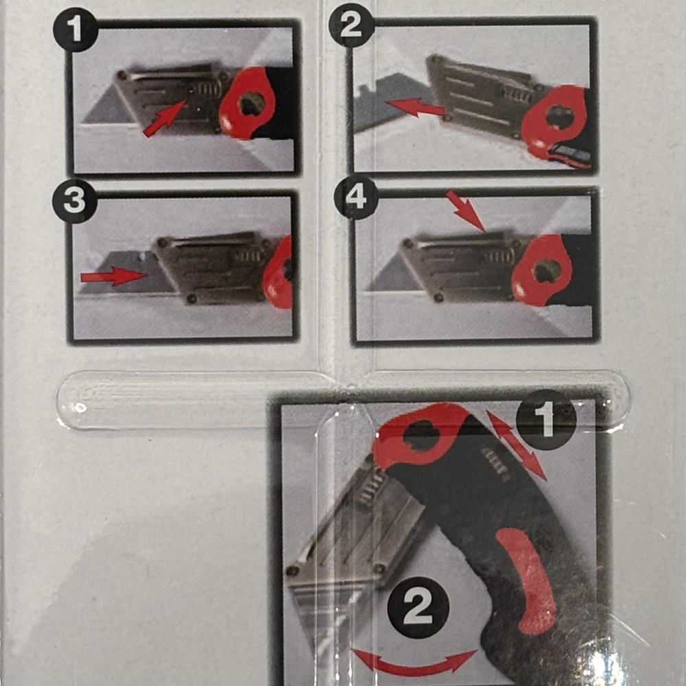 Universal Cuttermesser mit 5 Klingen
