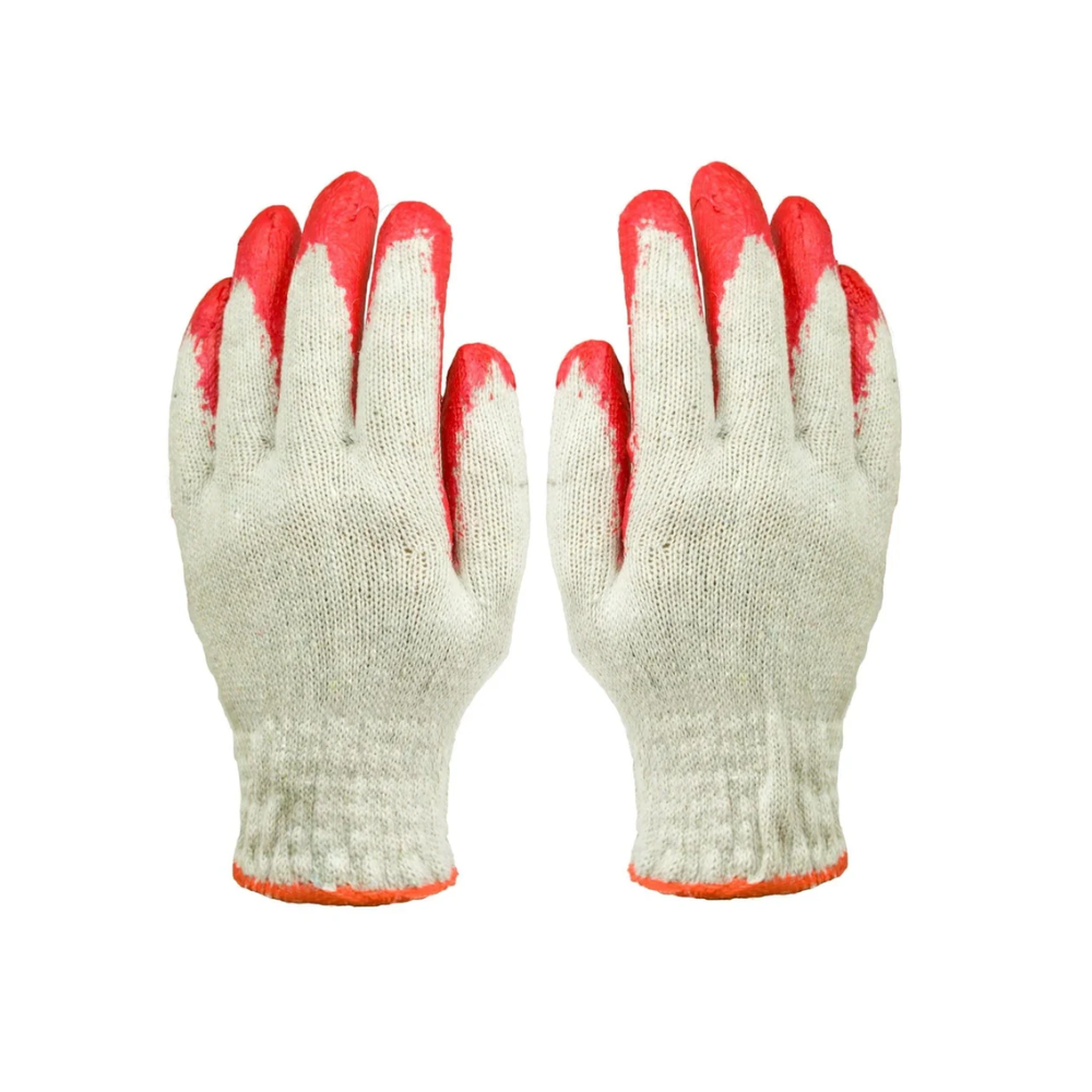 Arbeitshandschuhe mit Gummibeschichtung rot Schutzhandschuhe
