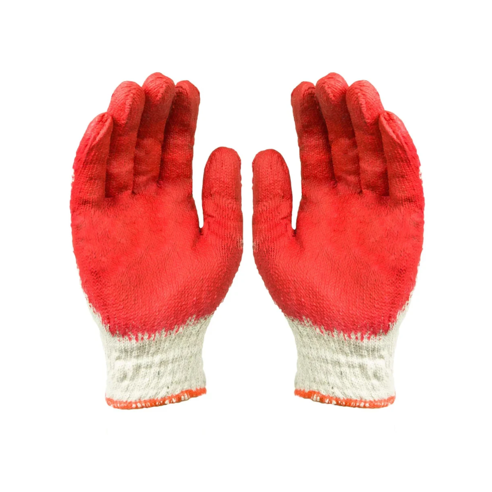 Arbeitshandschuhe mit Gummibeschichtung rot Schutzhandschuhe