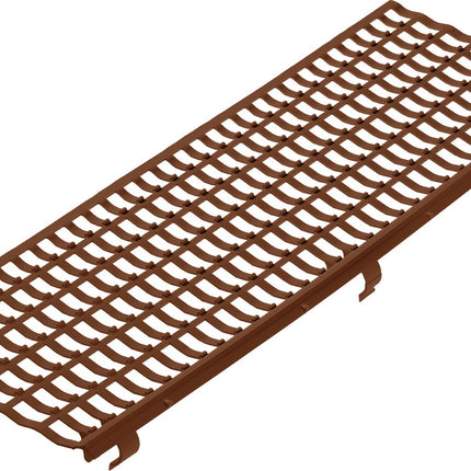 Laubfanggitter B.100-150mm L.1m schwarz – für Dachrinnen NW 100-150 – PROTEKTOR