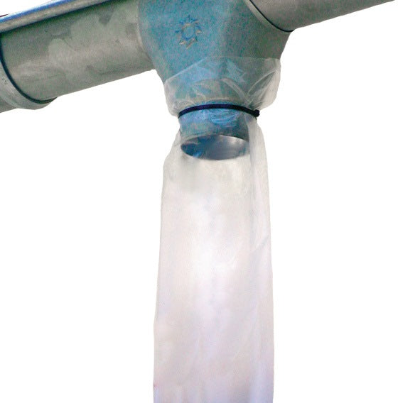 LDPE Fallrohrprovisorium FRP-100 neutral 100 µm Länge 100 m Breite 200 mm