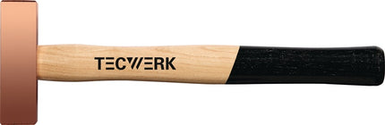 Kupferhammer  Kopfgewicht 500 g Hickory   TECWERK
