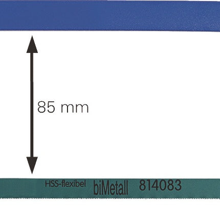 Metallsägebogen, Blattlänge 300 mm, 24 Zähne/Zoll, Holzheft, pulverbeschichtet – TECWERK