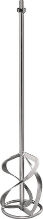 TECWERK Mörtelrührer 120 mm, 600 mm, 30 kg, M14 – verzinkt und gelb chromatisiert