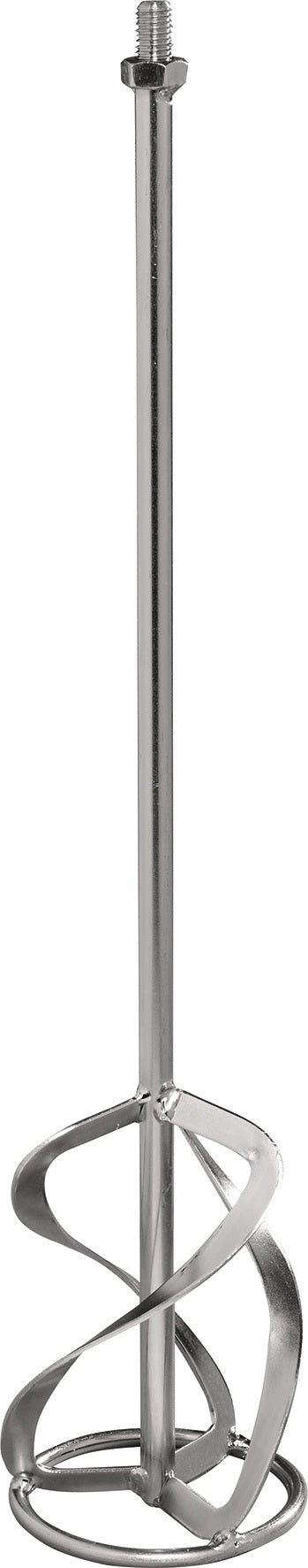 TECWERK Mörtelrührer 120 mm, 600 mm, 30 kg, M14 – verzinkt und gelb chromatisiert