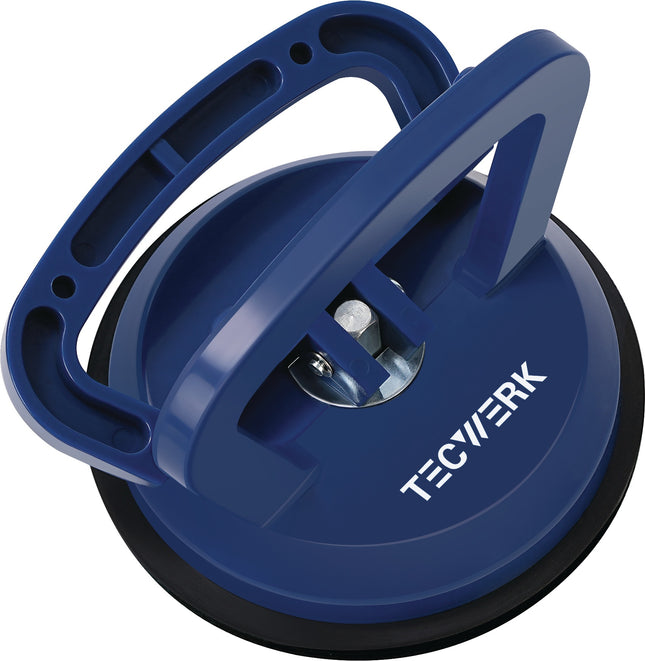 TECWERK Saugheber 45 kg Tragkraft, Kopf-Ø 118 mm, 1 Kopf, ABS Kunststoff