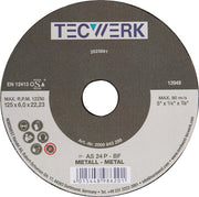 Schruppscheibe Action D125xS6mm gekröpft Bohrung 22,23 mm 10 Stück