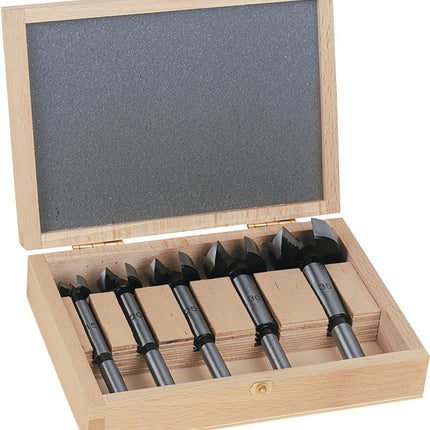 TECWERK Forstnerbohrer-Satz Type 0310, 5-teilig, Ø 15-35 mm – Geschmiedete Premiumqualität nach DIN 7483G