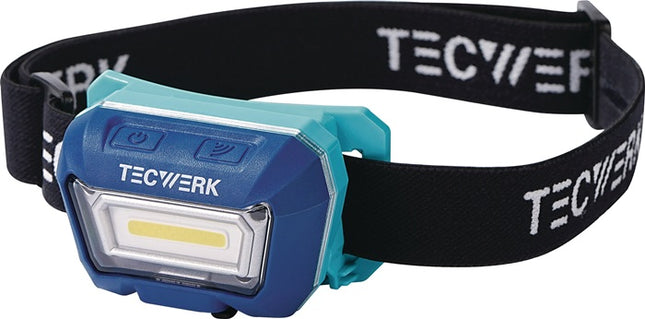 TECWERK LED-Kopfleuchte 3,8 V, 1600 mAh, Li-Ion Polymer, 3 W, Blisterverpackung