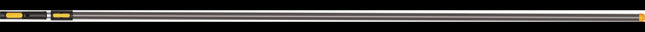 Fiskars – Teleskop-Stiel OneClick Größe L, 2196 mm, gehärtetes Aluminium