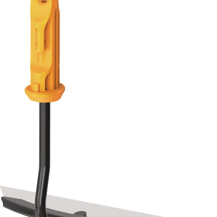 Fiskars Unkrauthacke OneClick, Arbeitsbreite 185 mm, Edelstahl – Klinge, Entfernen von Unkraut zwischen Pflanzenreihen