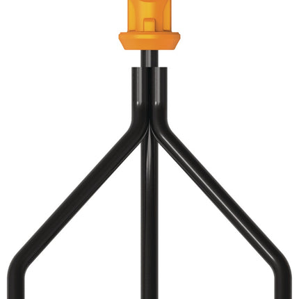 Fiskars – Krümmerjäter OneClick 130 mm, 3 Zinken – Unkrautjäten und Bodenlockern