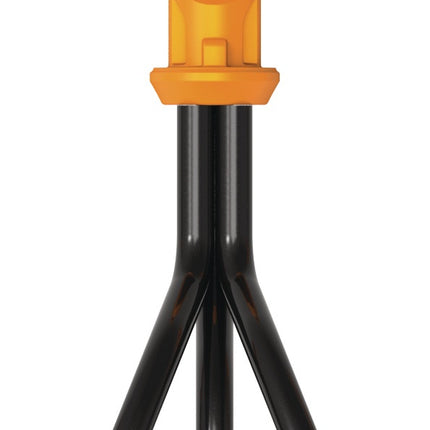 Fiskars OneClick Grubber 91 mm, 3 Zinken aus Karbonstahl – Verwendbar mit OneClick-Stiel oder OneClick-Griff
