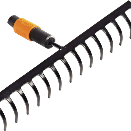 Fiskars QuikFit™ Rechen 360 mm Arbeitsbreite, 14 Zinken, für Beete und Rindenmulch