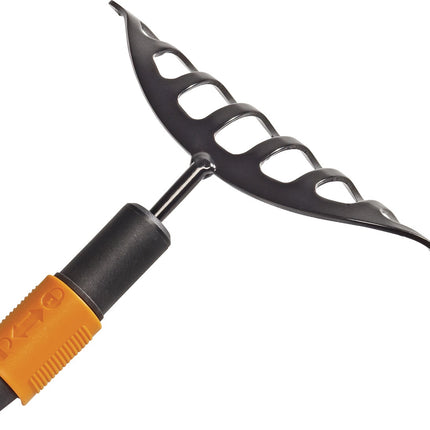 Fiskars – Rosenrechen QuikFit 240 mm, 10 Zinken – ideal für Blumen- und Gemüsebeete