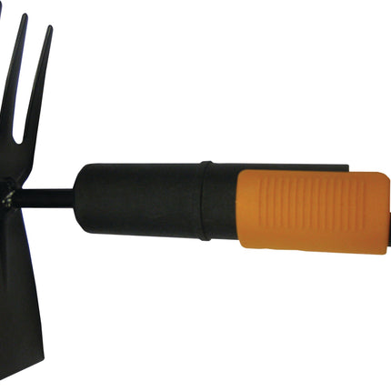 FISKARS QuikFit™ Doppelhacke multifunktional, 53x187 mm, Stahlkopf, schwarz/orange