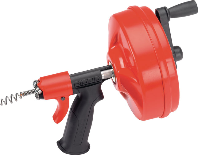 RIDGID Handspirale Power-Spin Spirallänge 7 6 m Spiralen-Ø 6 mm automatischem Vorschub – 2,1 kg
