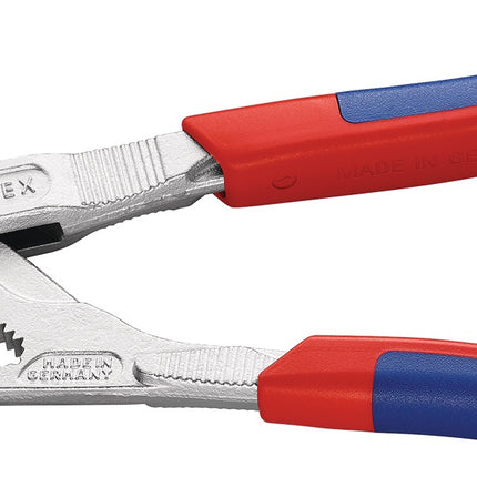Zangenschlüssel 250 mm, Spannweite 52 mm, verchromt, Mehrkomponenten-Hüllen, mit Befestigungsöse – KNIPEX