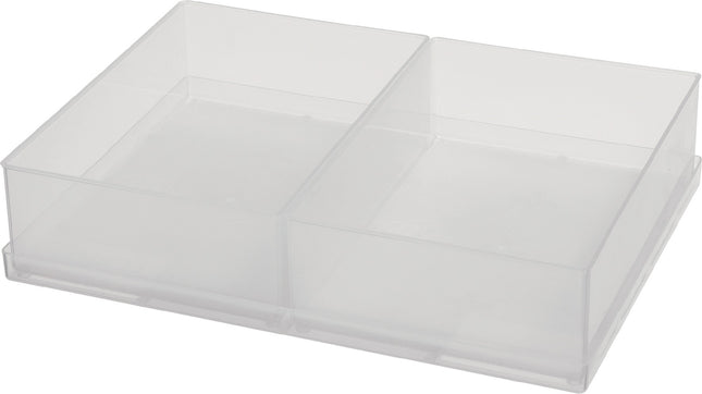 RAACO Einteilungsset A 7-2, 2-teilig, B79 x T219 x H47 mm, transparent
