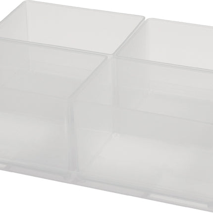 RAACO Einteilungsset BA 8-2, 4-teilig, B55 x T157 x H69 mm, transparent