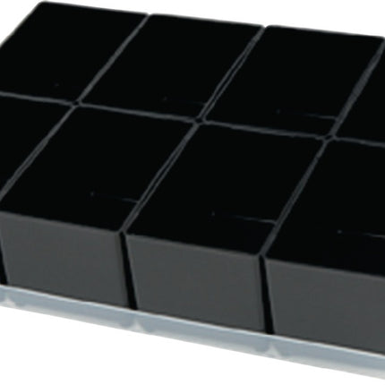 RAACO Einteilungsset A8-1 ESD, 8-teilig, B55xT79xH47 mm, schwarz