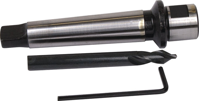 PROMAT Aufnahmeschaft MK 2 mit Zentrierbohrer für HM-Lochsägen 31-100 mm