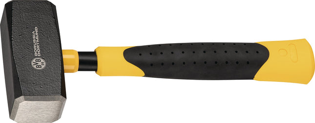 PICARD Fäustel BVB-Look Kopfgewicht 1250 g Stahlrohr DIN 6475 – Kopf nach, Bahn geschliffen, Kanten sauber gebrochen
