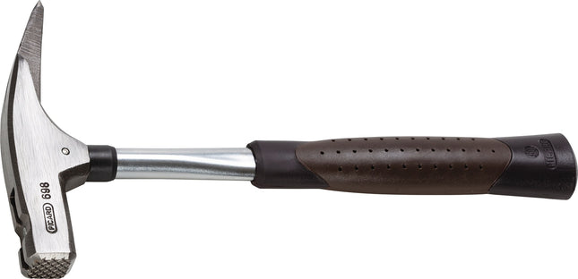 Latthammer 69810, Kopfgewicht 600 g, mit Magnet, geraut, Stahlrohrstiel – PICARD