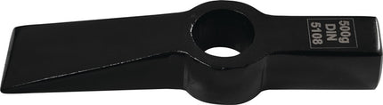 Maurerhammer 500g glatt Rheinische Form o.Stiel – ohne Stiel, DIN 5108 gesenkgeschmiedet