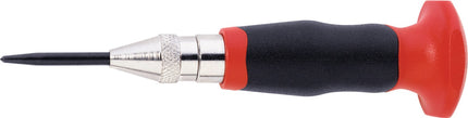 Automatikkörner – RENNSTEIG, Länge 125 mm, Schaftquerschnitt 14 mm, einstellbare Schlagkraft 60–130 N, mit Handschutz