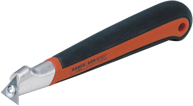 Schaber ERGO mit 25 mm Klingenbreite – Ergonomischer 2-Komponenten-Griff, auswechselbare HM-Klinge – BAHCO