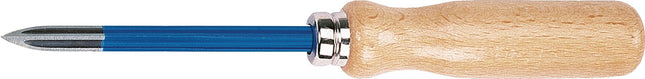 Feinmechanikerschaber – RENNSTEIG, Klingenlänge 85 mm, Dreikant 7 mm, Holzheft