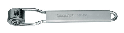 Stockschraubenschlüssel 3171 für M6 / M8 / M10 / M12 mit drehbarem Gewindeeinsatz, vernickelt, 220 mm – GEDORE