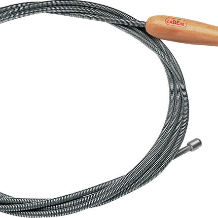 CABERE Rohrreinigungswelle 10 m, Wellen-Ø 7 mm, Krallen-Ø 20 mm, doppellagig