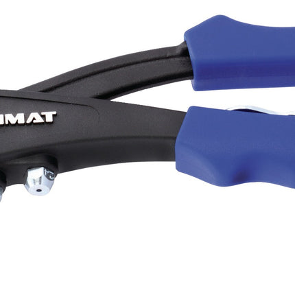 PROMAT Handblindnietsetzgerät 255 mm, Arbeitsbereich 2,4–5 mm, mit Öffnungsfeder