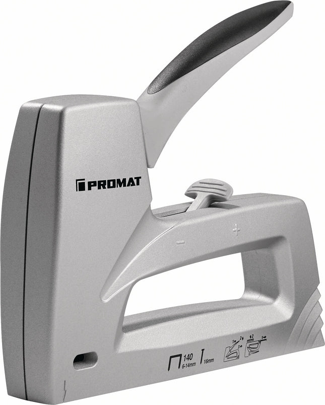 PROMAT Handtacker Alu. PROMAT – Handtacker aus Aluminium-Druckguss für Klammern bis 14 mm
