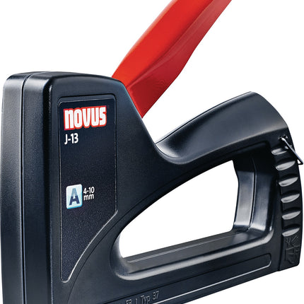 NOVUS Handtacker J-13 worker mit Kunststoffgehäuse, für Typ 53 Klammern bis 10 mm