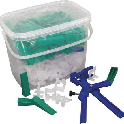 Fliesen-Nivelliersystem CLASSIC SETS KRONEN-HANSA, 2 mm, Set im Eimer – Nivelliersystem mit 2 mm Fugenbreite, Ausführung