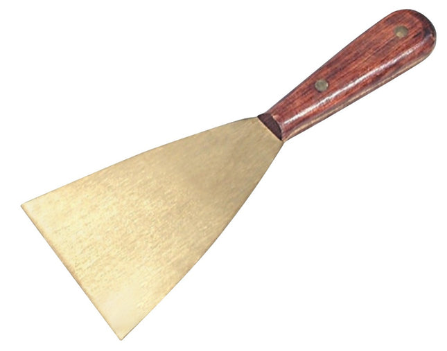 TRUFA Messingspachtel 40 mm, besonders stabil, funkenarm – Karl Hagenböcker – (Messing) CuZn37