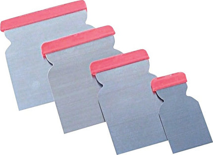 TRUFA Japanspachtel-Satz 4-teilig Stahl 50/80/100/120 mm im Klarsichtbeutel