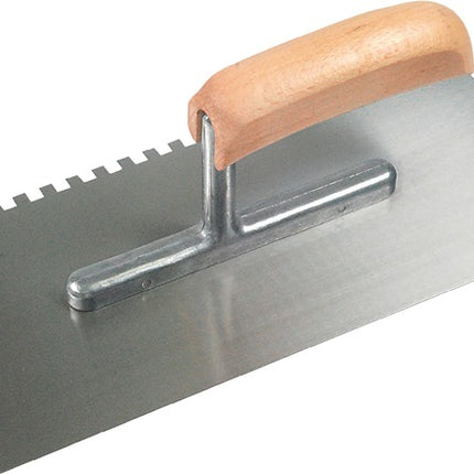 Glättekelle Länge 280 mm Breite 130 mm Zahnung 6x6 Stärke 0,7 mm
