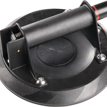 PROMAT Pumpensaugheber 120 kg Tragkraft, Kopf-Ø 200 mm, 1 Kopf, Kunststoff