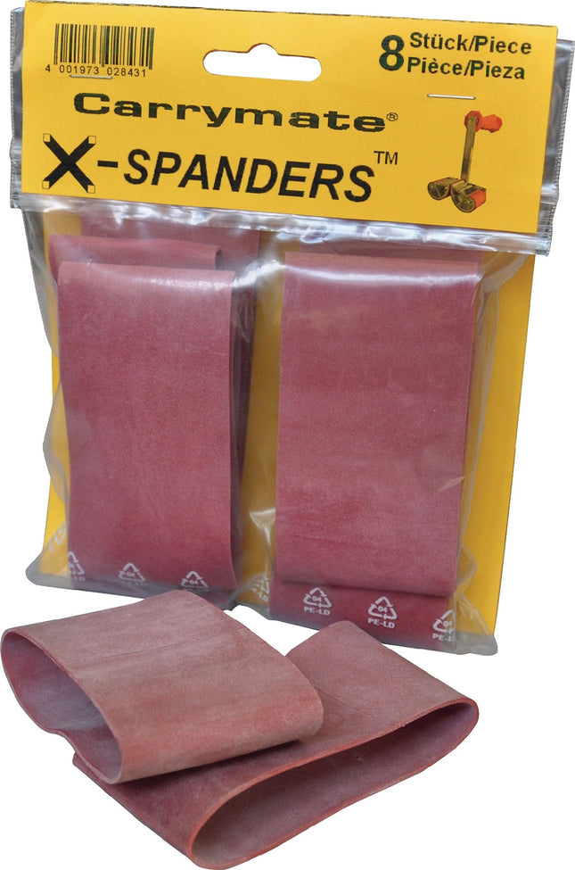 Ersatzgummi X-Spander für Plattenträger Carrymate® 8 Stück