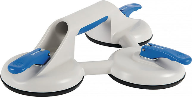 VERIBOR Saugheber 90 kg Tragkraft, 3 Köpfe, Ø 120 mm, Kunststoff – Bohle AG