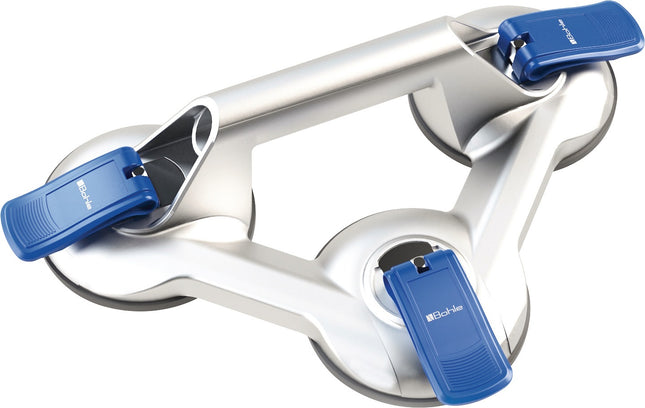 Bohle VERIBOR Saugheber 100 kg, 3 Saugköpfe Ø 120 mm, Aluminium