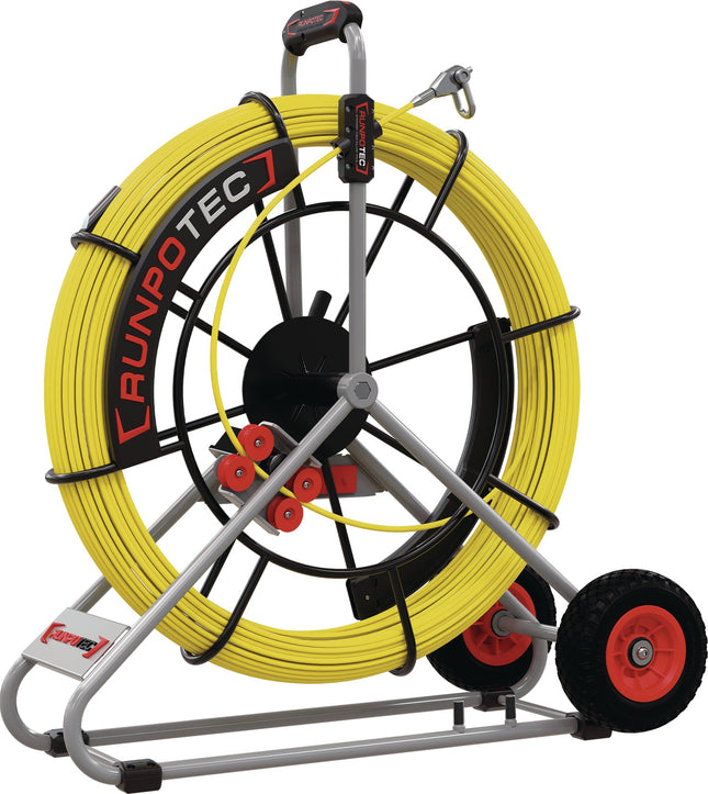Glasfaserstab GF 7.5, 120 m Bandlänge, Ø 7,5 mm, Biegeradius 500 mm – RUNPOTEC